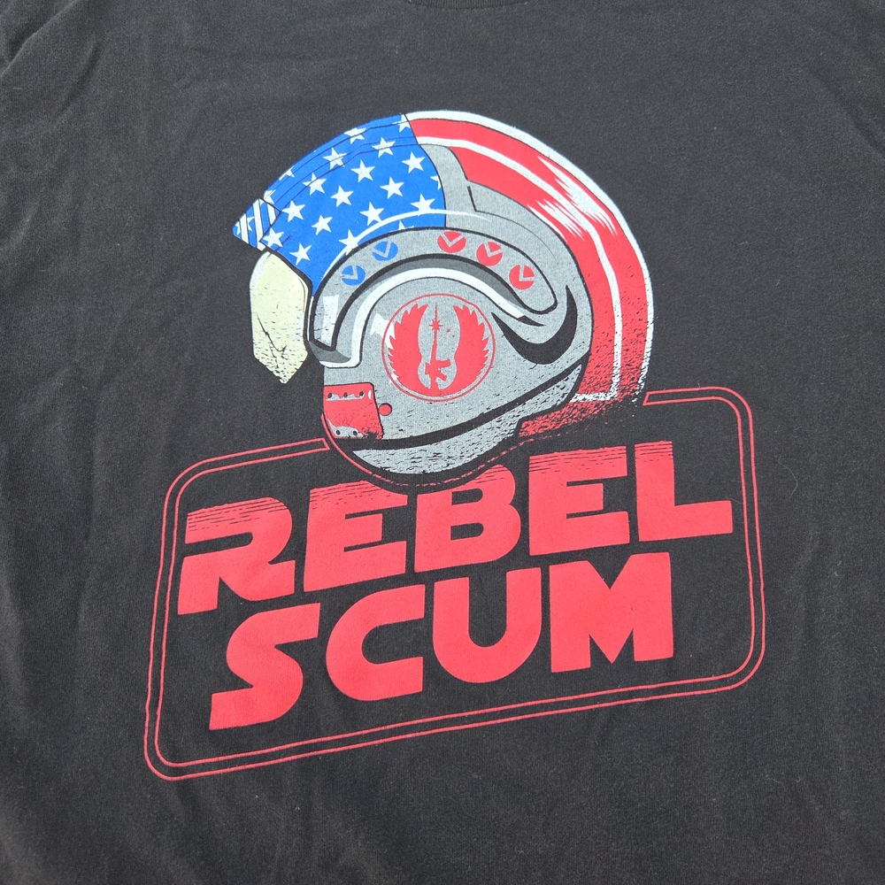 Grunt Style "Rebel Scum" Black T-shirt Size M - Picture 4 of 7